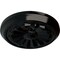 Ekena Millwork Olivia Ceiling Medallion (Fits Canopies up to 2 1/8"), Hand-Painted Black Pearl, 7 7/8"OD x 1 1/8"P CM07OLBPS - alternate 3